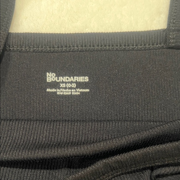 Black Ribbed Tank Top - Picture 2 of 5